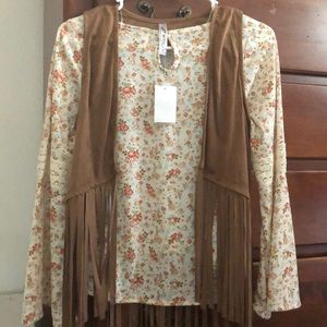 Knit Works hippy top